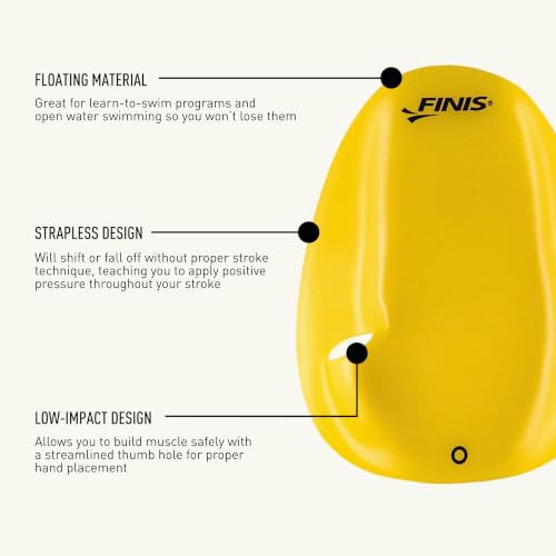 Floating Swim Paddles for Stroke Technique Training