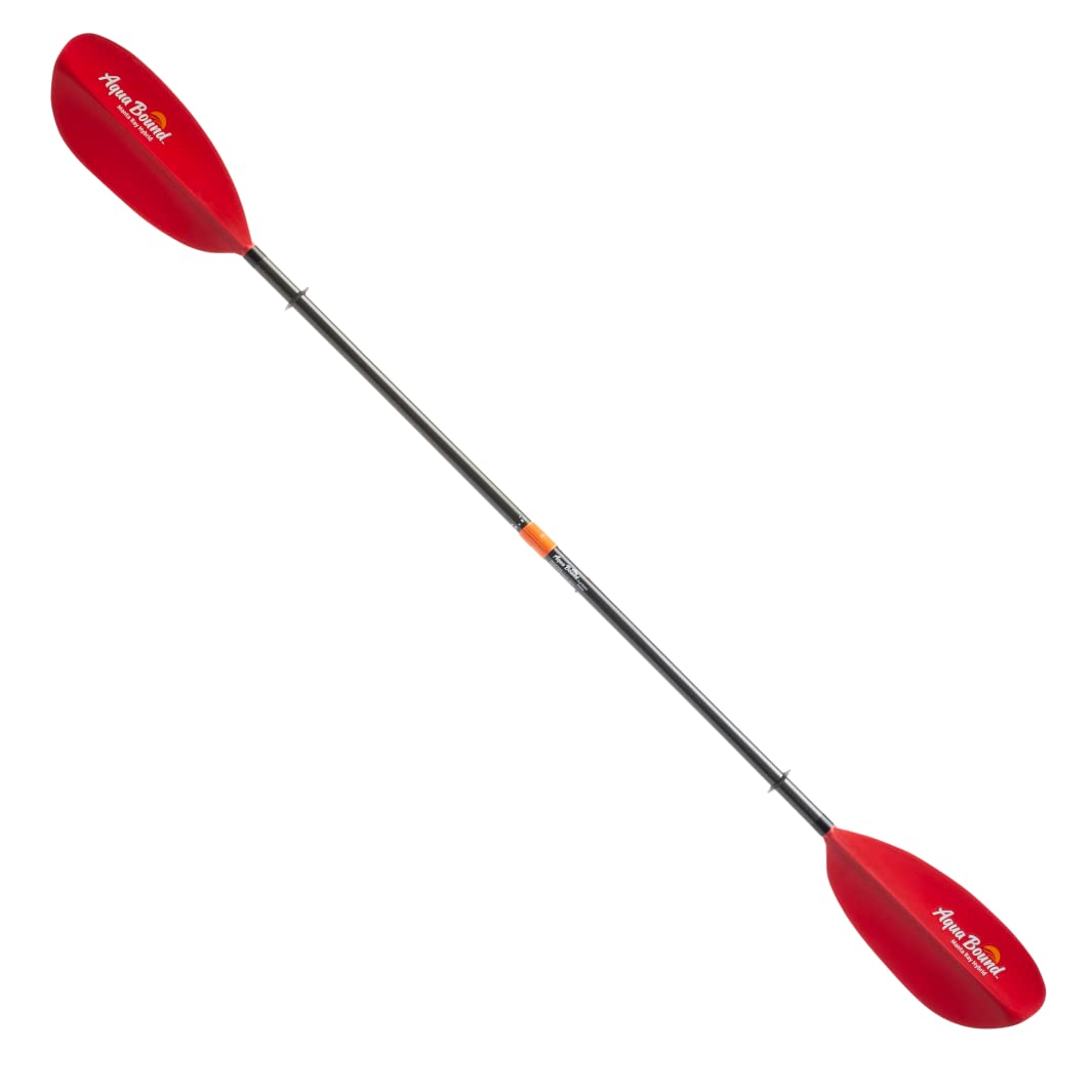 Carbon Shaft Kayak Paddle with Fiberglass Reinforced Blades