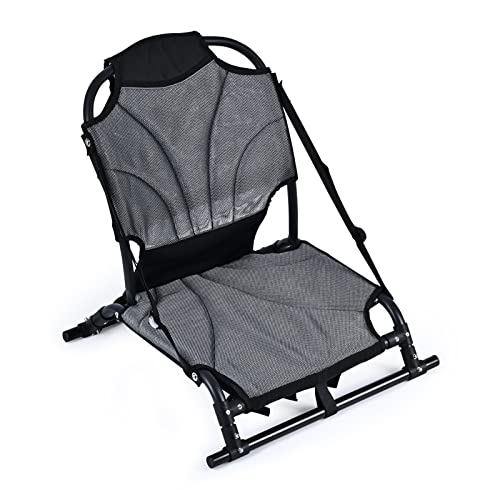 Adjustable Folding Kayak Seat with Breathable Mesh Backrest