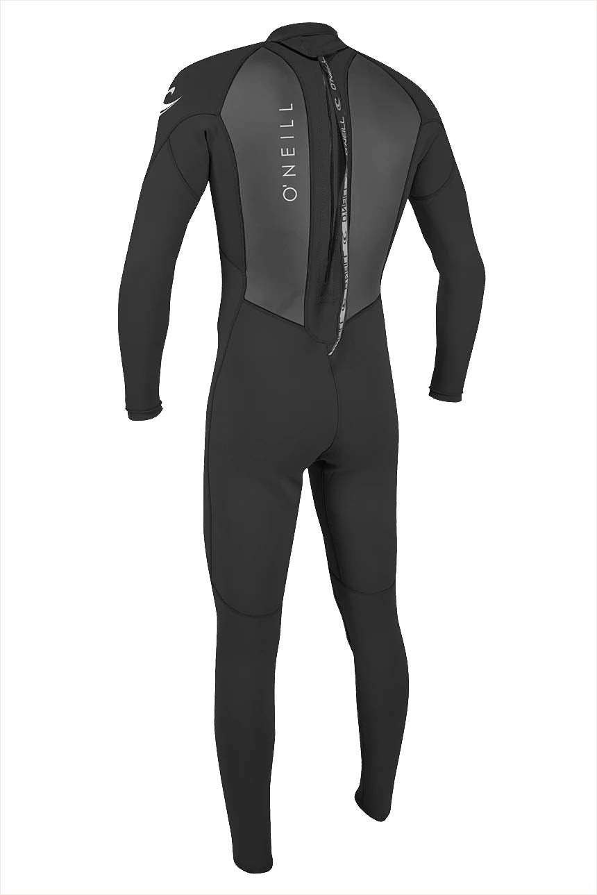Mens 3mm Back Zip Full Wetsuit for Water Sports