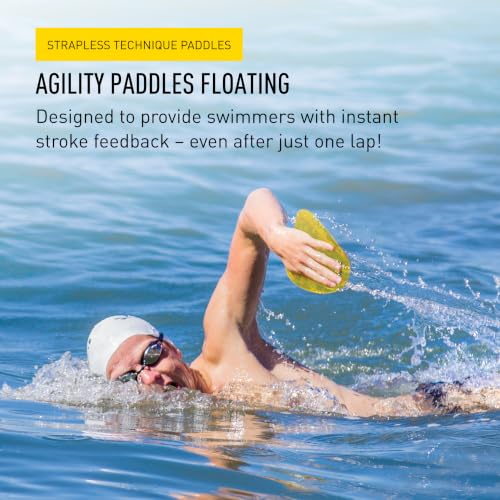 Floating Swim Paddles for Stroke Technique Training