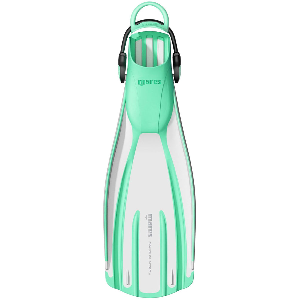 Open Heel Scuba Diving Fins with Four Channel Design