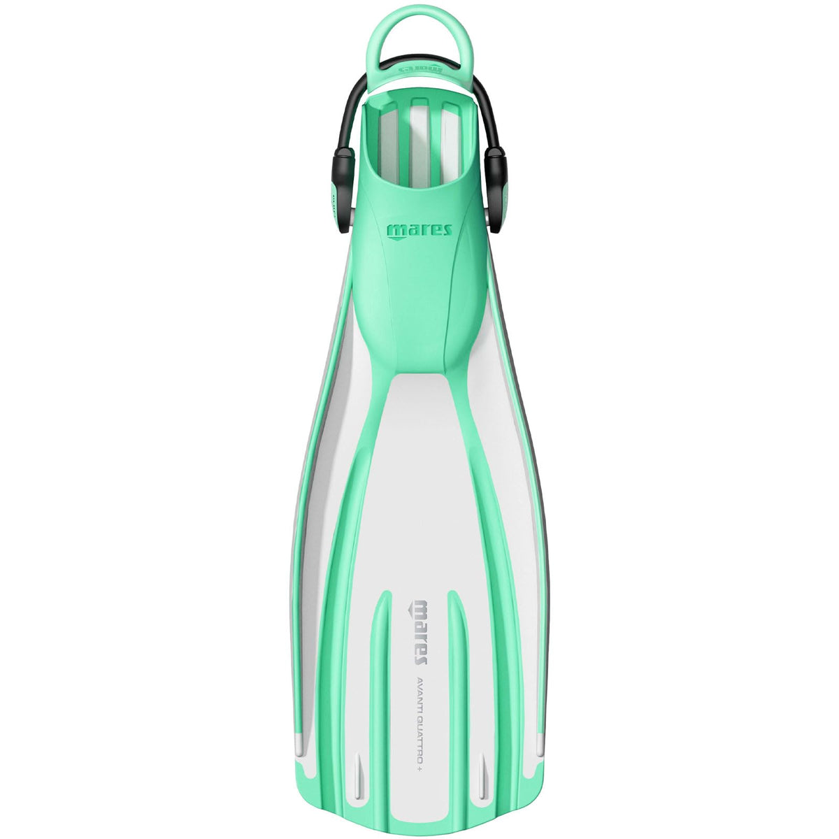 Open Heel Scuba Diving Fins with Four Channel Design