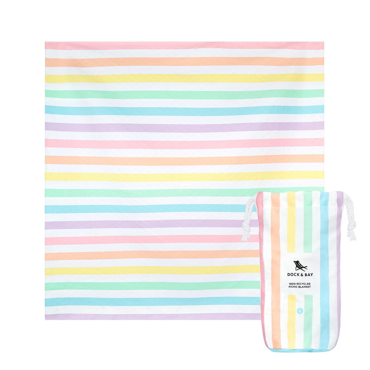 Quick Dry Water Resistant Picnic Blanket for Camping and Travel