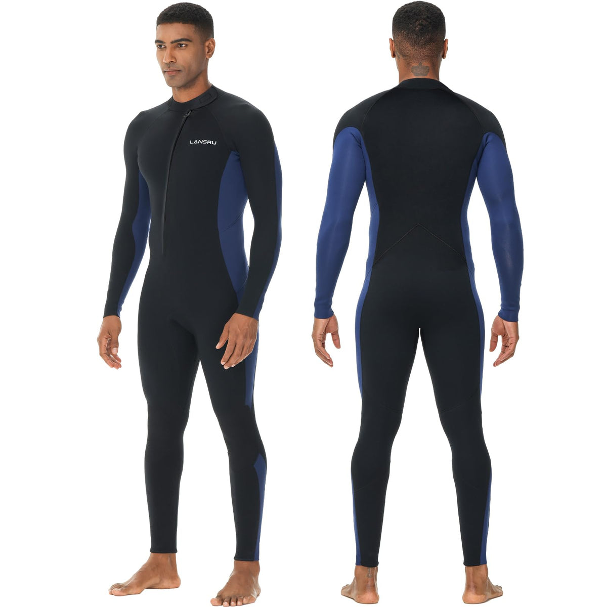 Mens 5mm Neoprene Wetsuit for Diving Surfing and Swimming