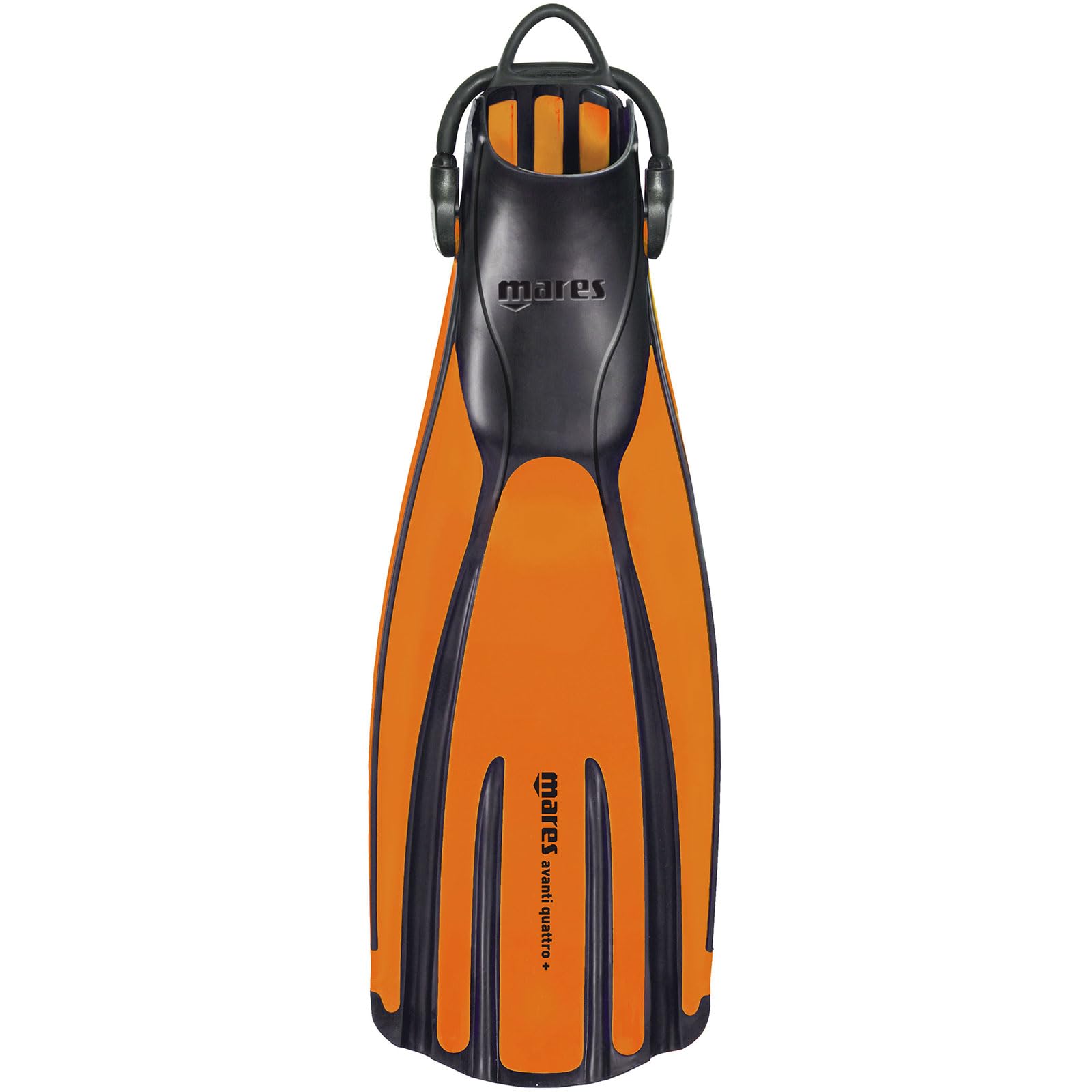 Open Heel Scuba Diving Fins with Four Channel Design