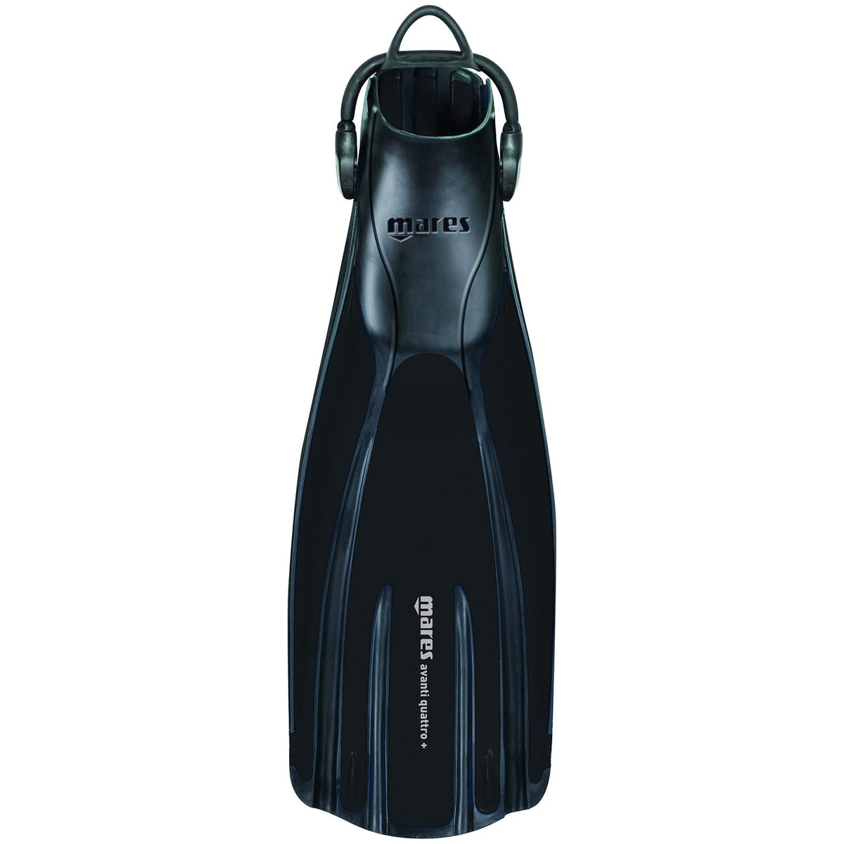 Open Heel Scuba Diving Fins with Four Channel Design