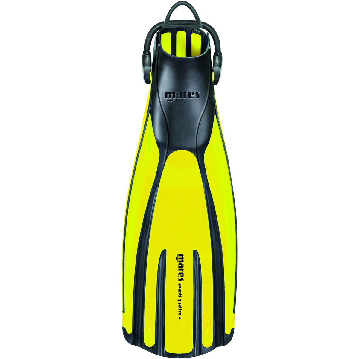 Open Heel Scuba Diving Fins with Four Channel Design