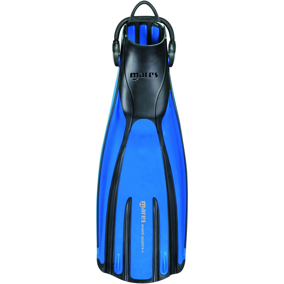 Open Heel Scuba Diving Fins with Four Channel Design