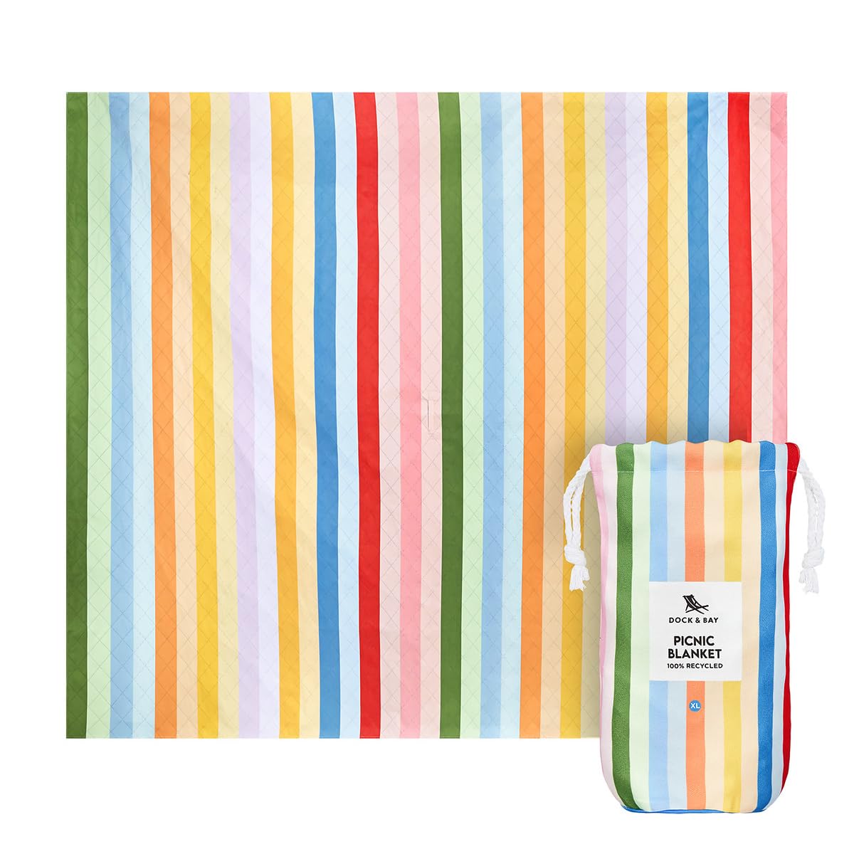Quick Dry Water Resistant Picnic Blanket for Camping and Travel