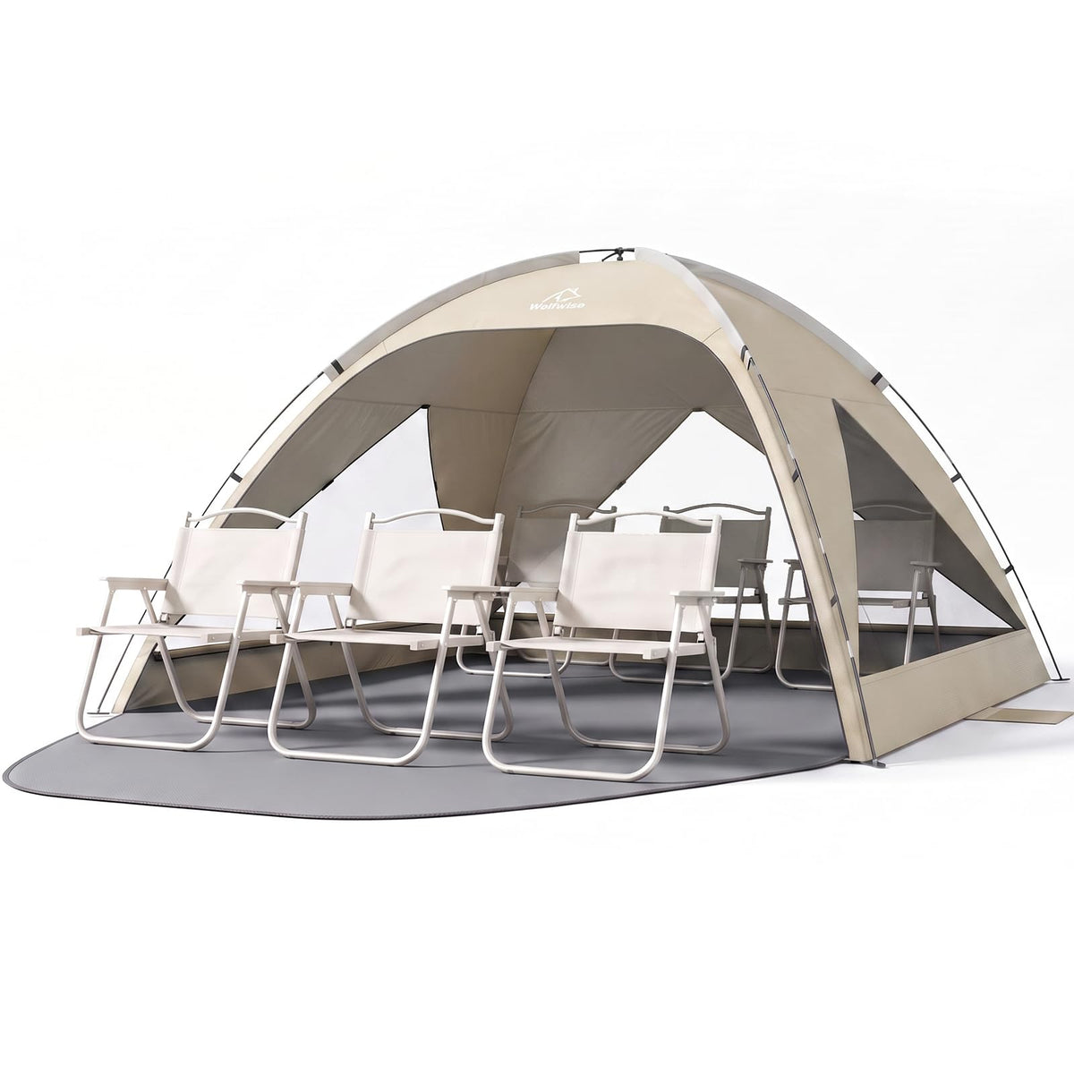 Portable Beach Tent Sun Shelter and Sunshade Cabana