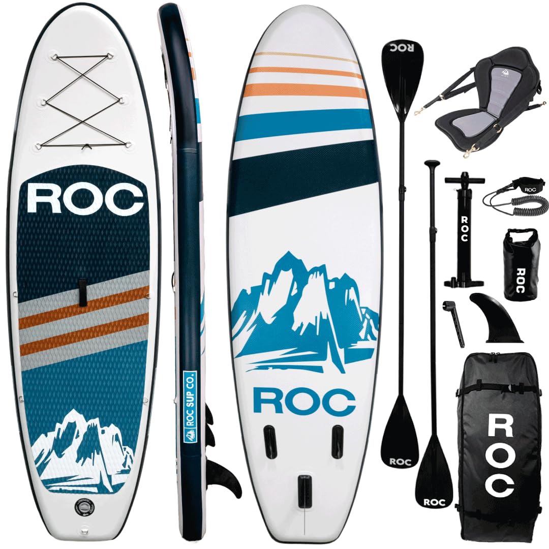 Wide Stable Inflatable Stand Up Paddle Board with Accessories