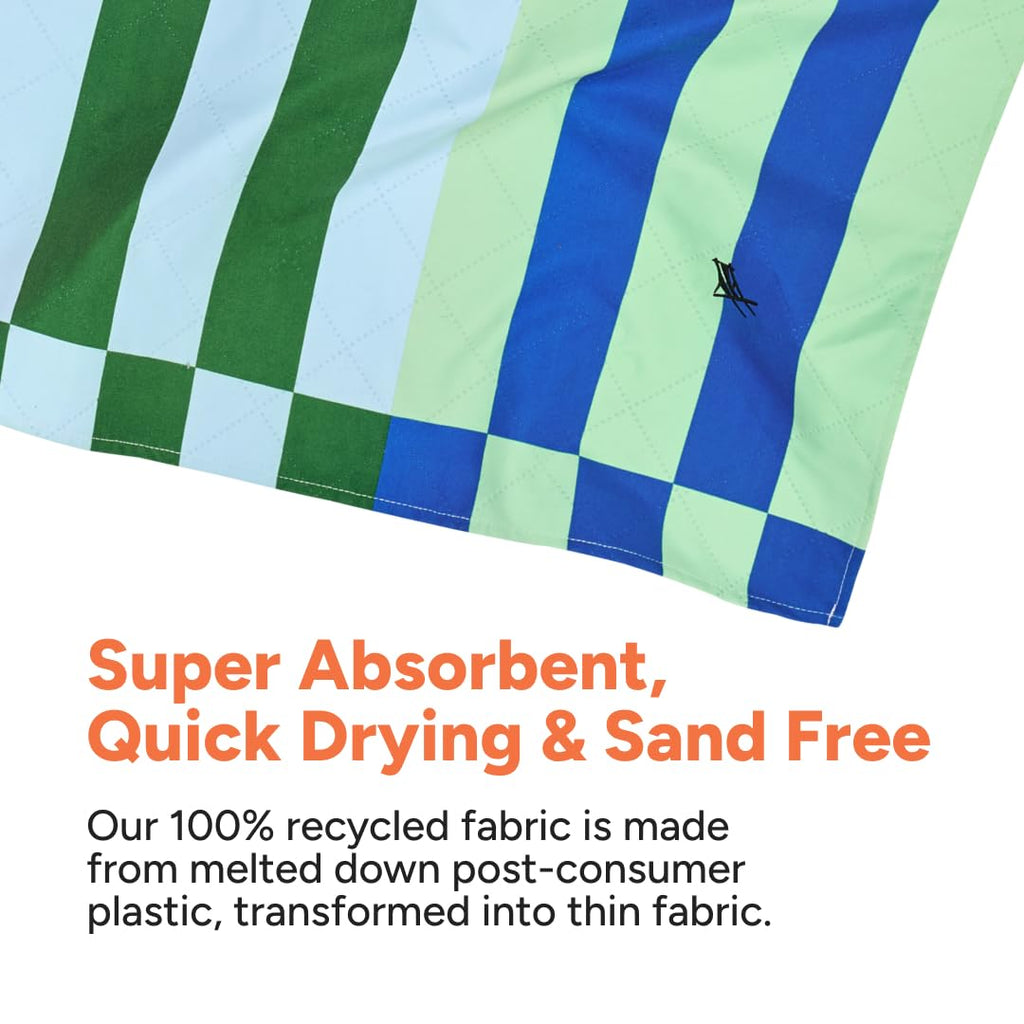 Large Quick Dry Water Resistant Picnic Blanket 66 x 66 Inch