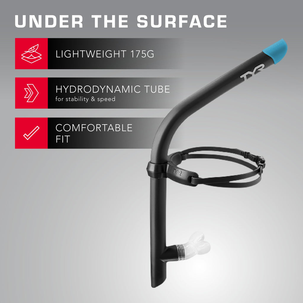 Ultralight Swim Snorkel for Training and Body Alignment