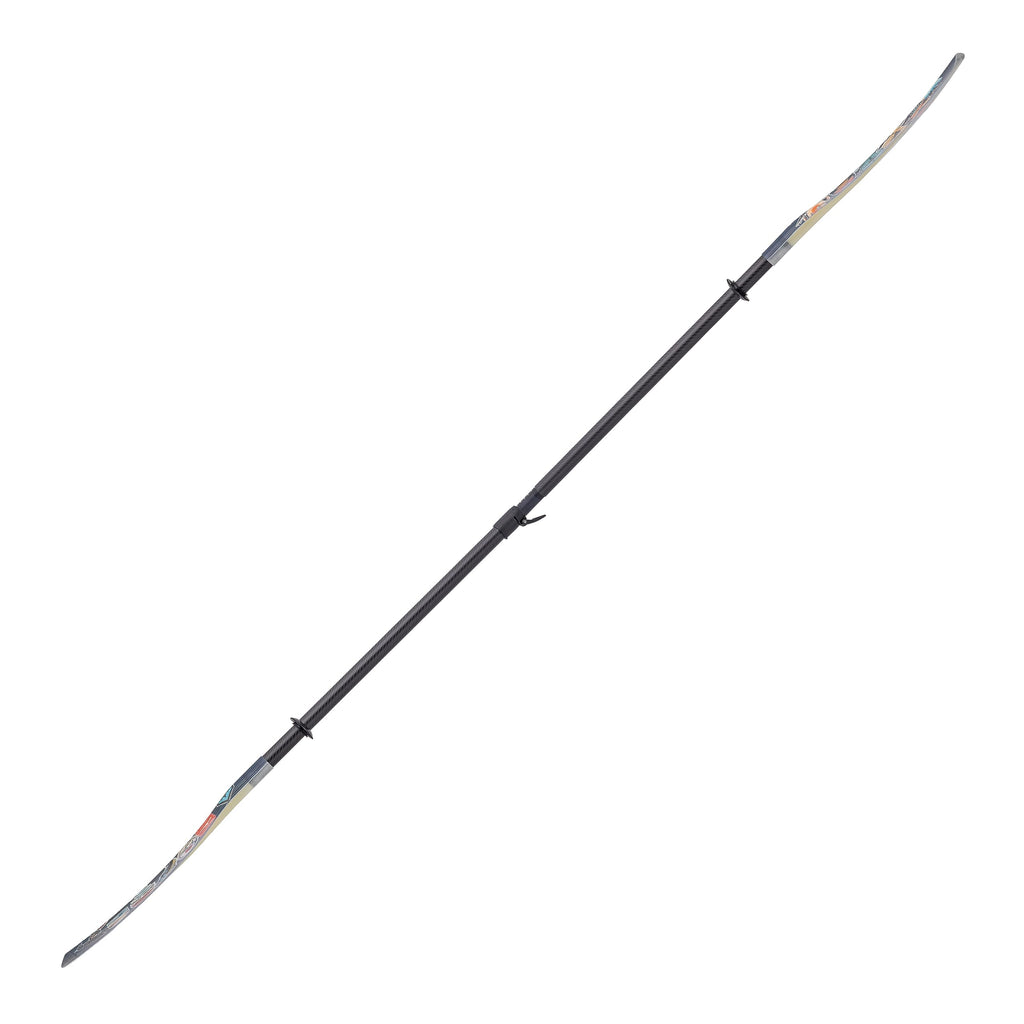 Adjustable Fiberglass Kayak Paddle with Carbon Fiber Shaft