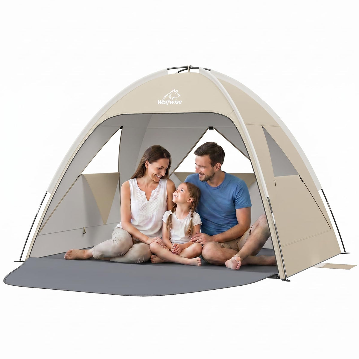 Portable Beach Tent Sun Shelter and Sunshade Cabana