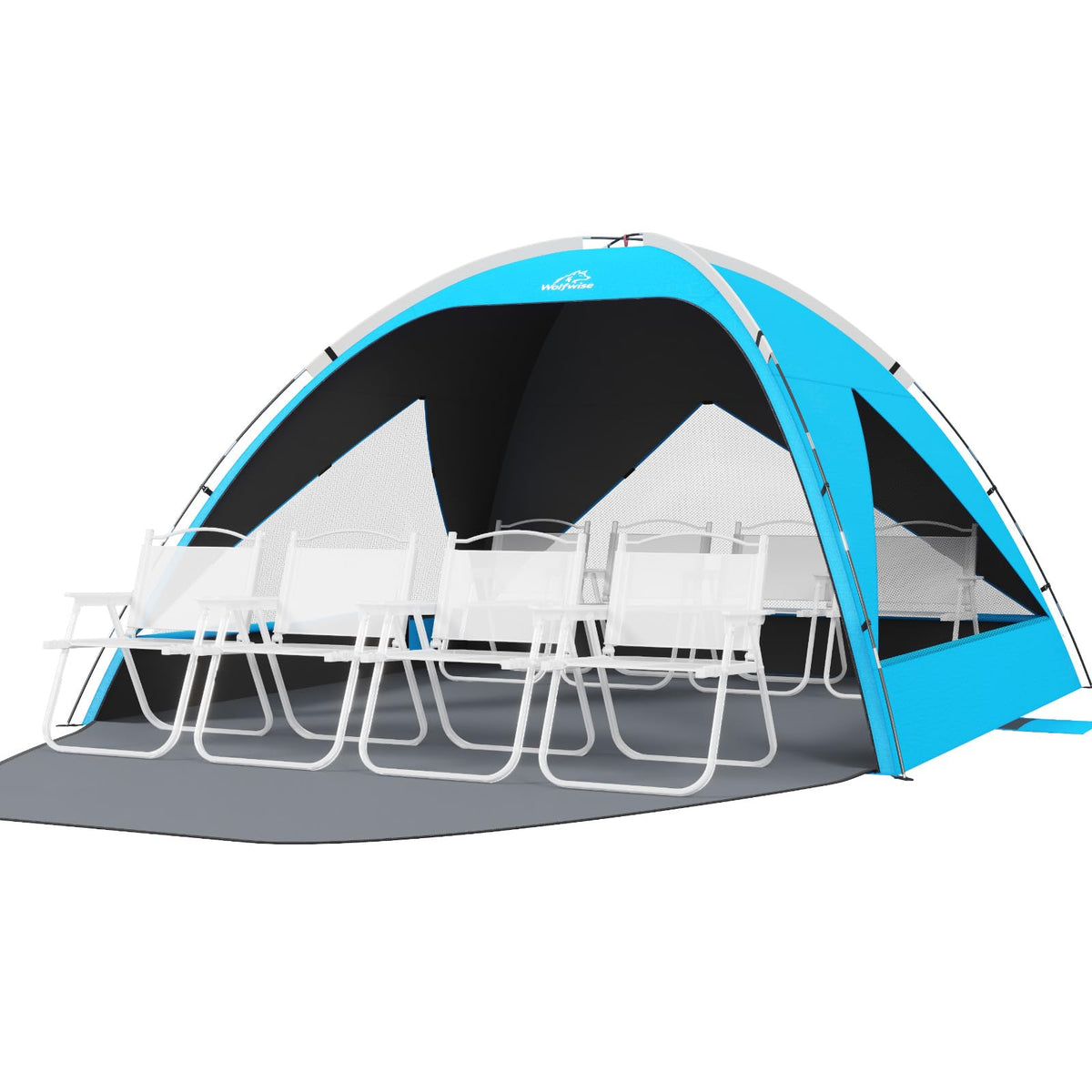 Portable Beach Tent Sun Shelter and Sunshade Cabana