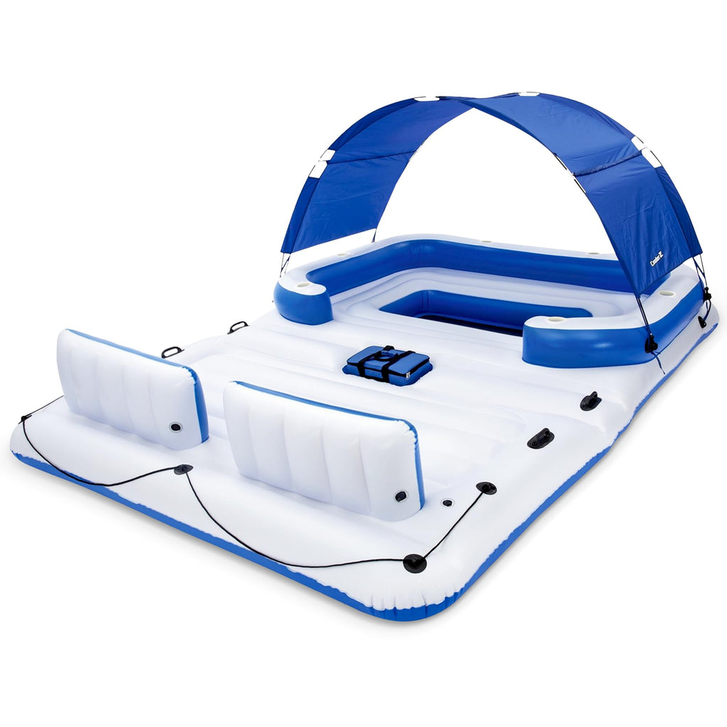 6 Person Inflatable Floating Lake Raft Lounge