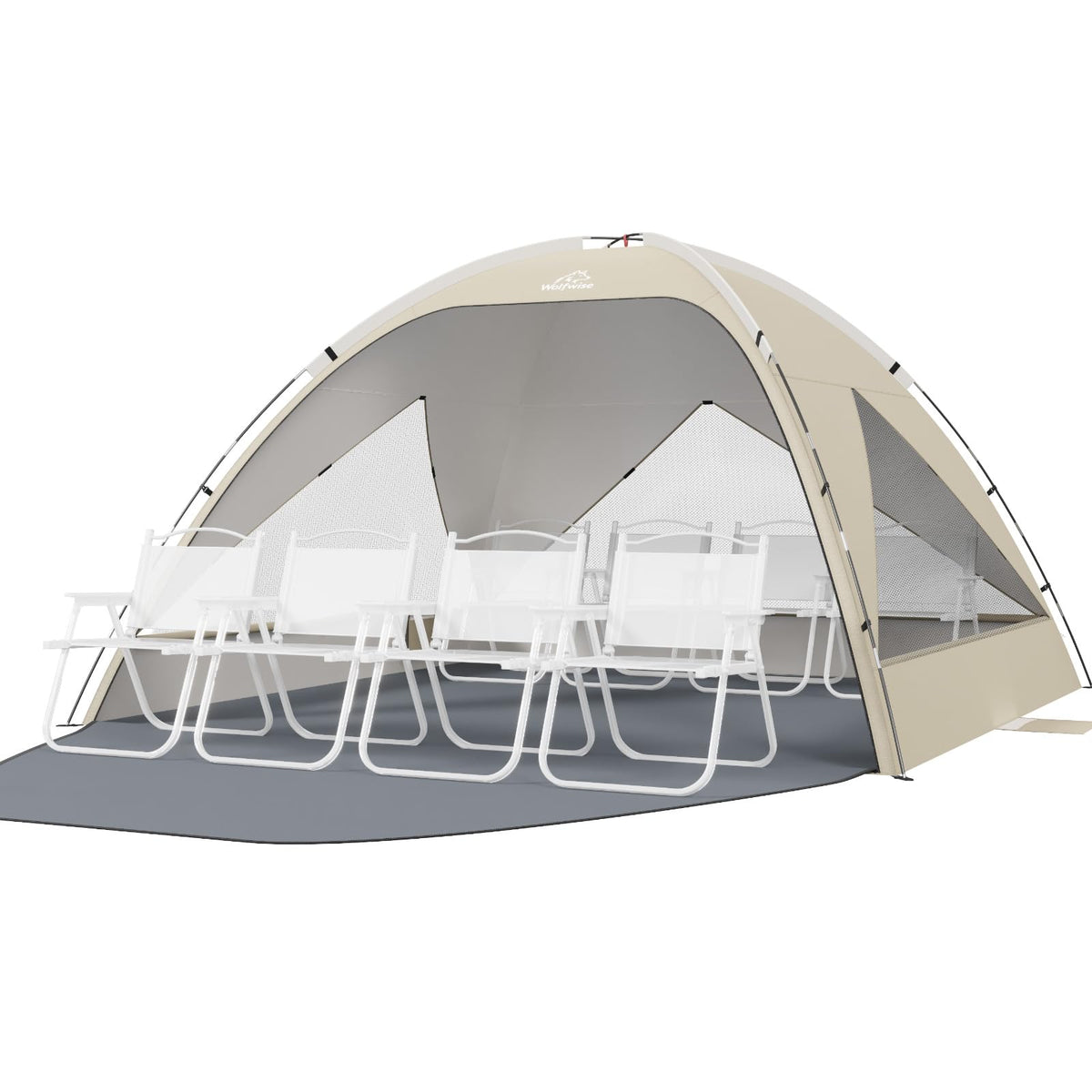 Portable Beach Tent Sun Shelter and Sunshade Cabana