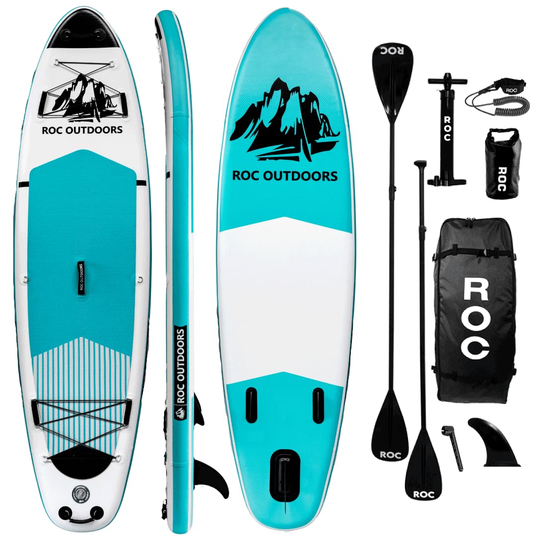 Wide Stable Inflatable Stand Up Paddle Board with Accessories