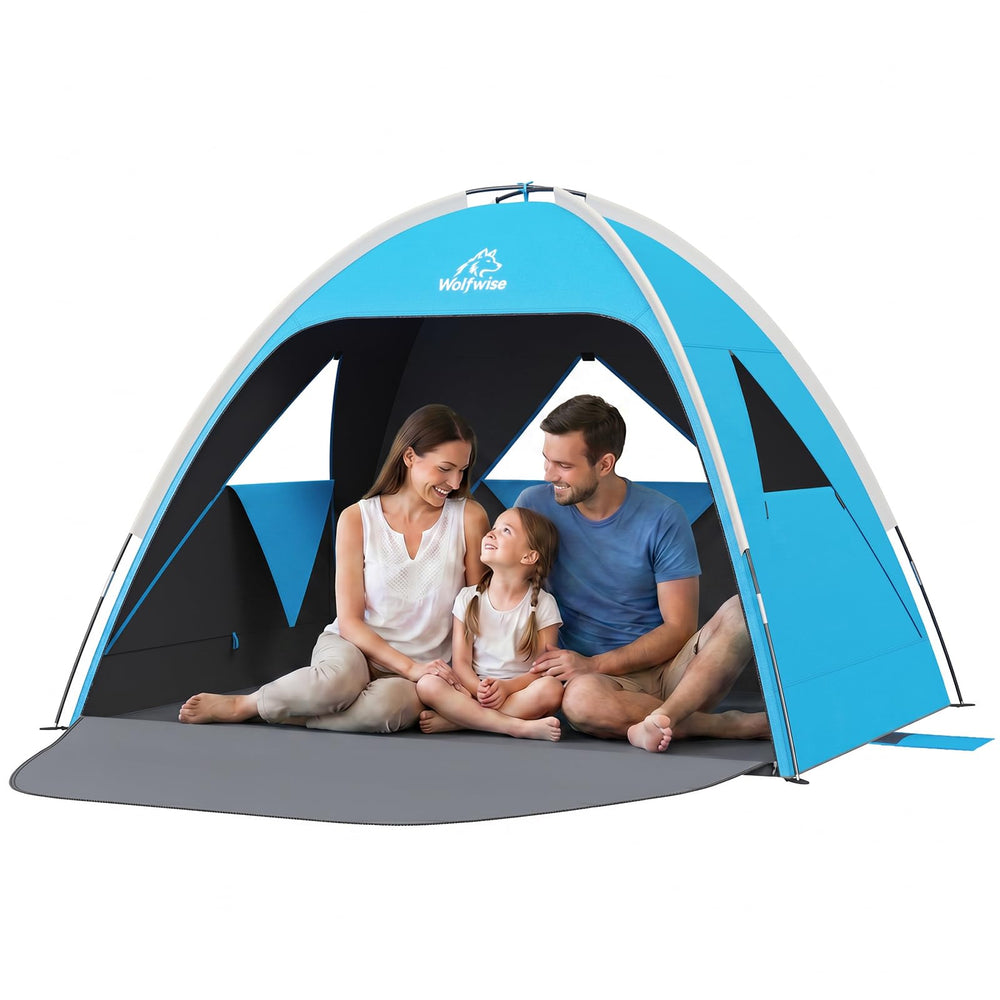 Portable Beach Tent Sun Shelter and Sunshade Cabana