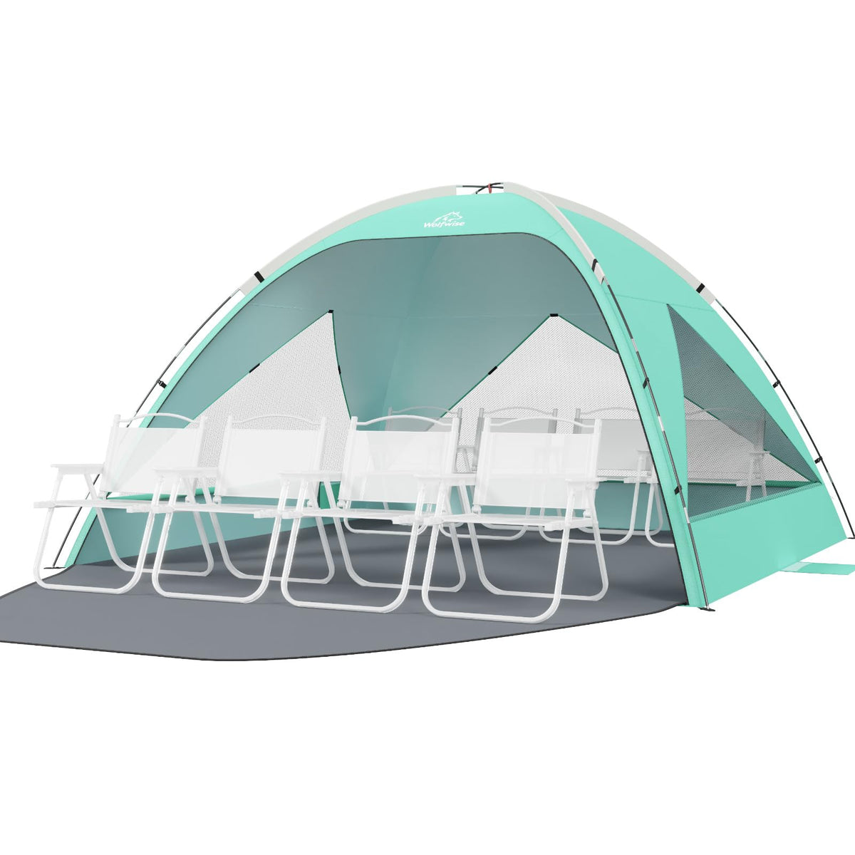 Portable Beach Tent Sun Shelter and Sunshade Cabana