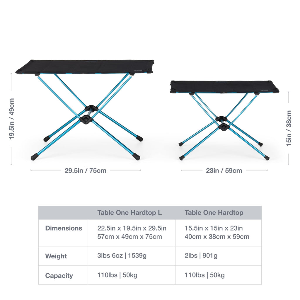 Lightweight Collapsible Portable Camping Table with Hard Top