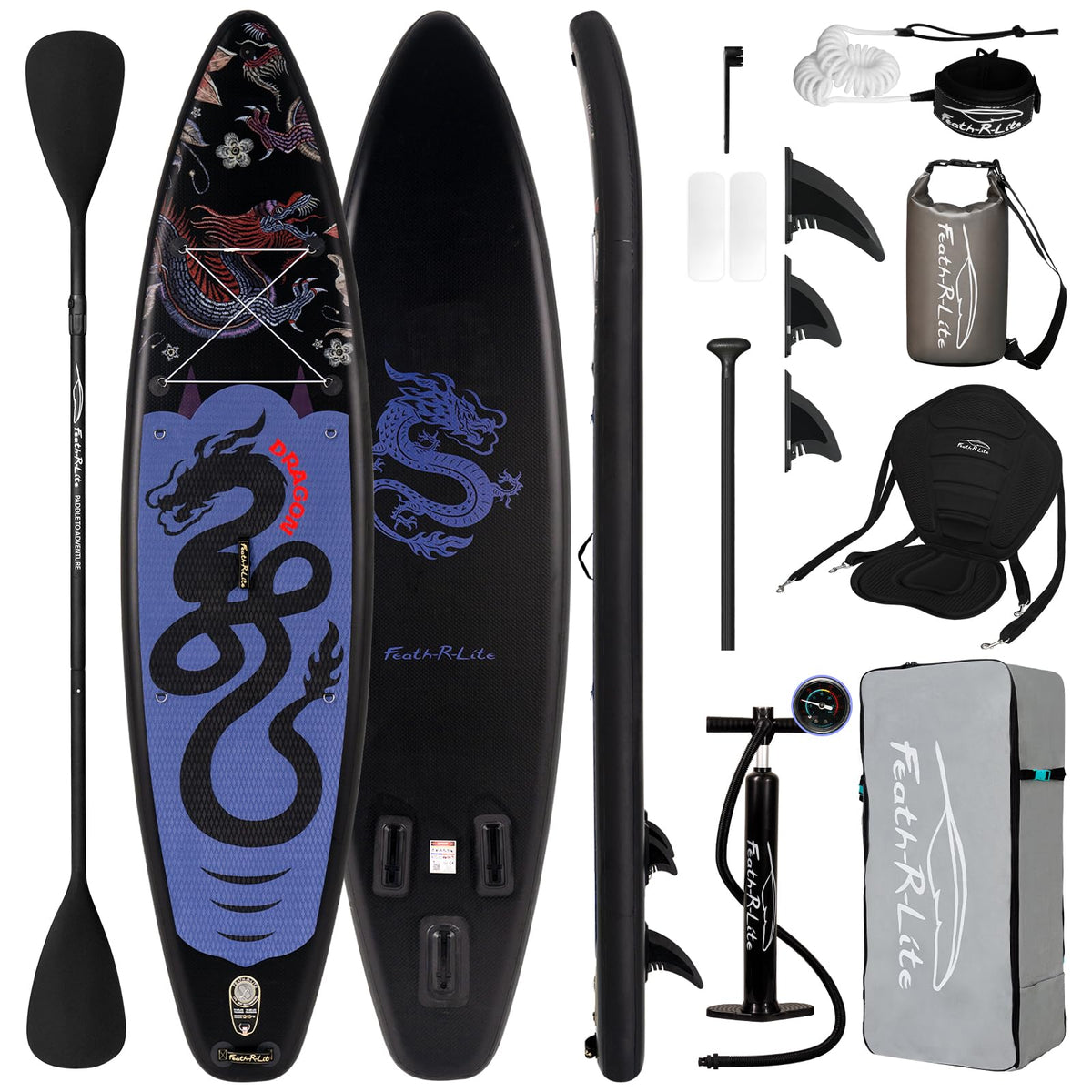 Inflatable Stand Up Paddle Board with Beginner Accessories