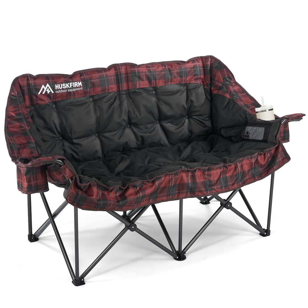 Double Camping Loveseat Chair for Two Adults Heavy Duty
