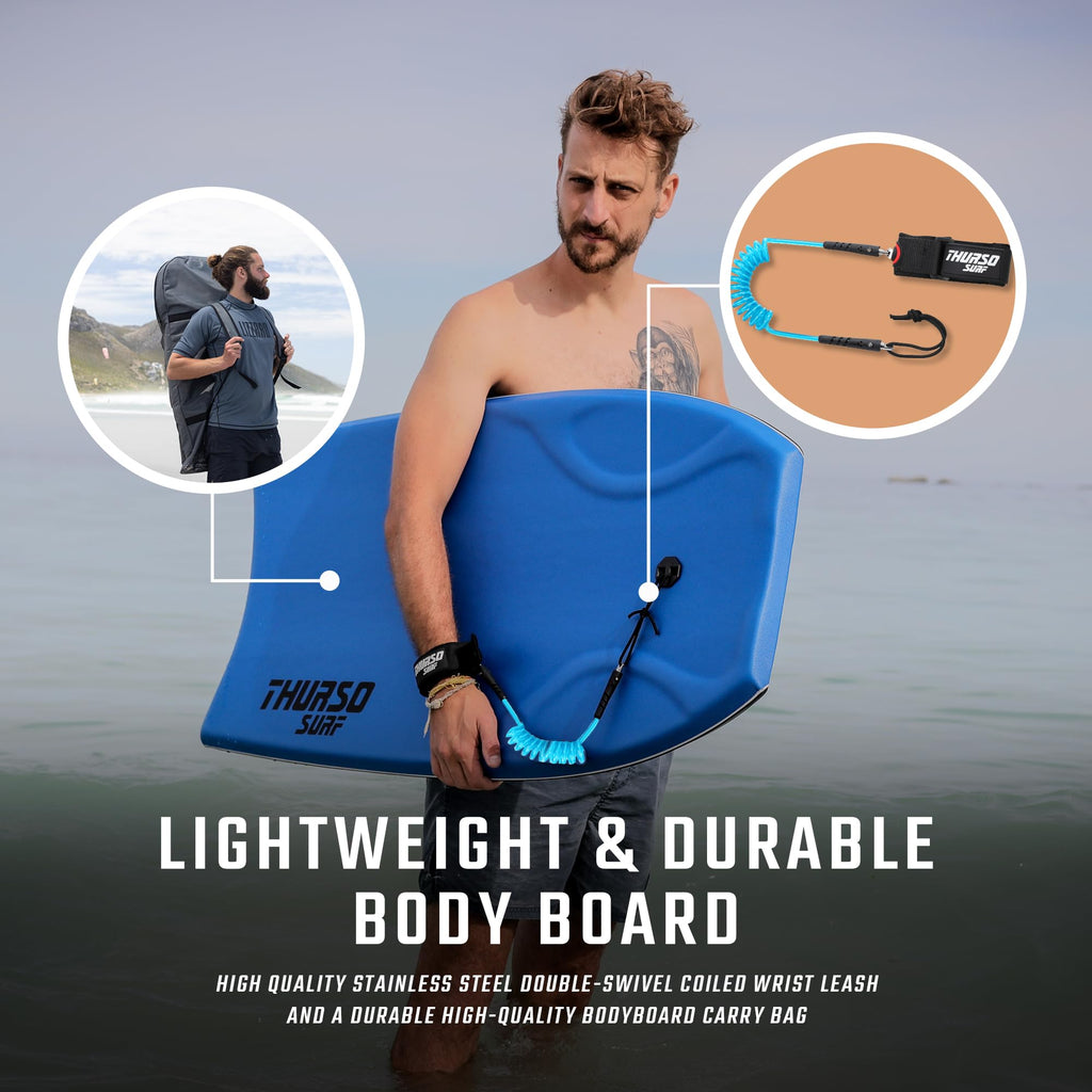 42 Inch Lightweight Bodyboard for Beach Pool and Surfing