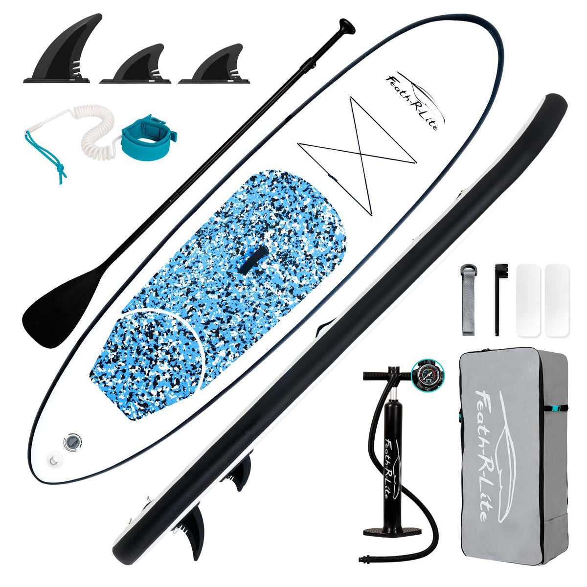 Inflatable Stand Up Paddle Board with Beginner Accessories