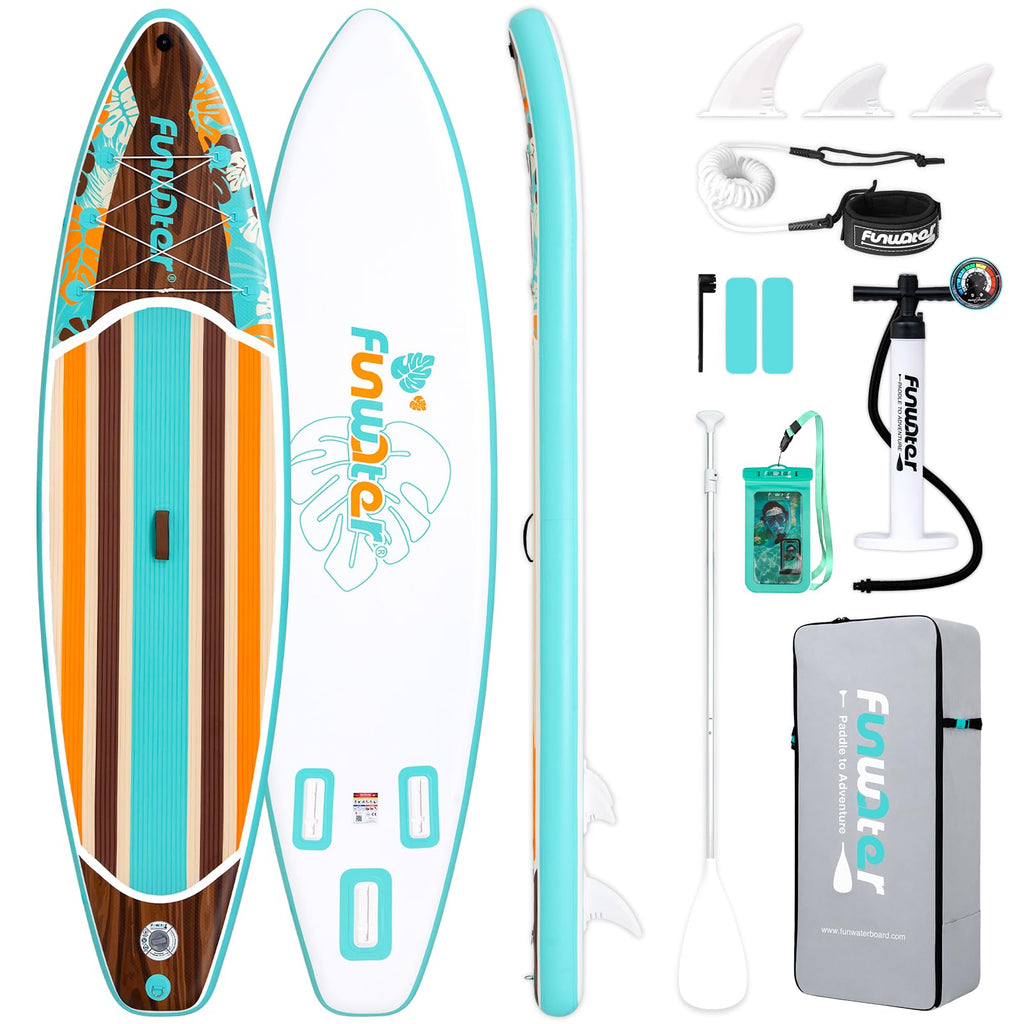 Inflatable Stand Up Paddle Board with Beginner SUP Accessories