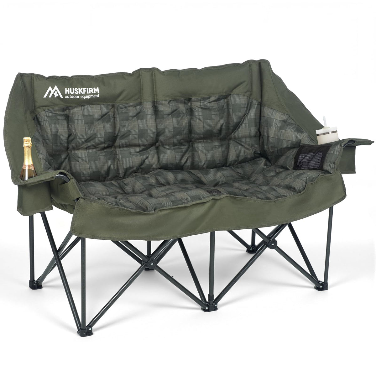 Double Camping Loveseat Chair for Two Adults Heavy Duty