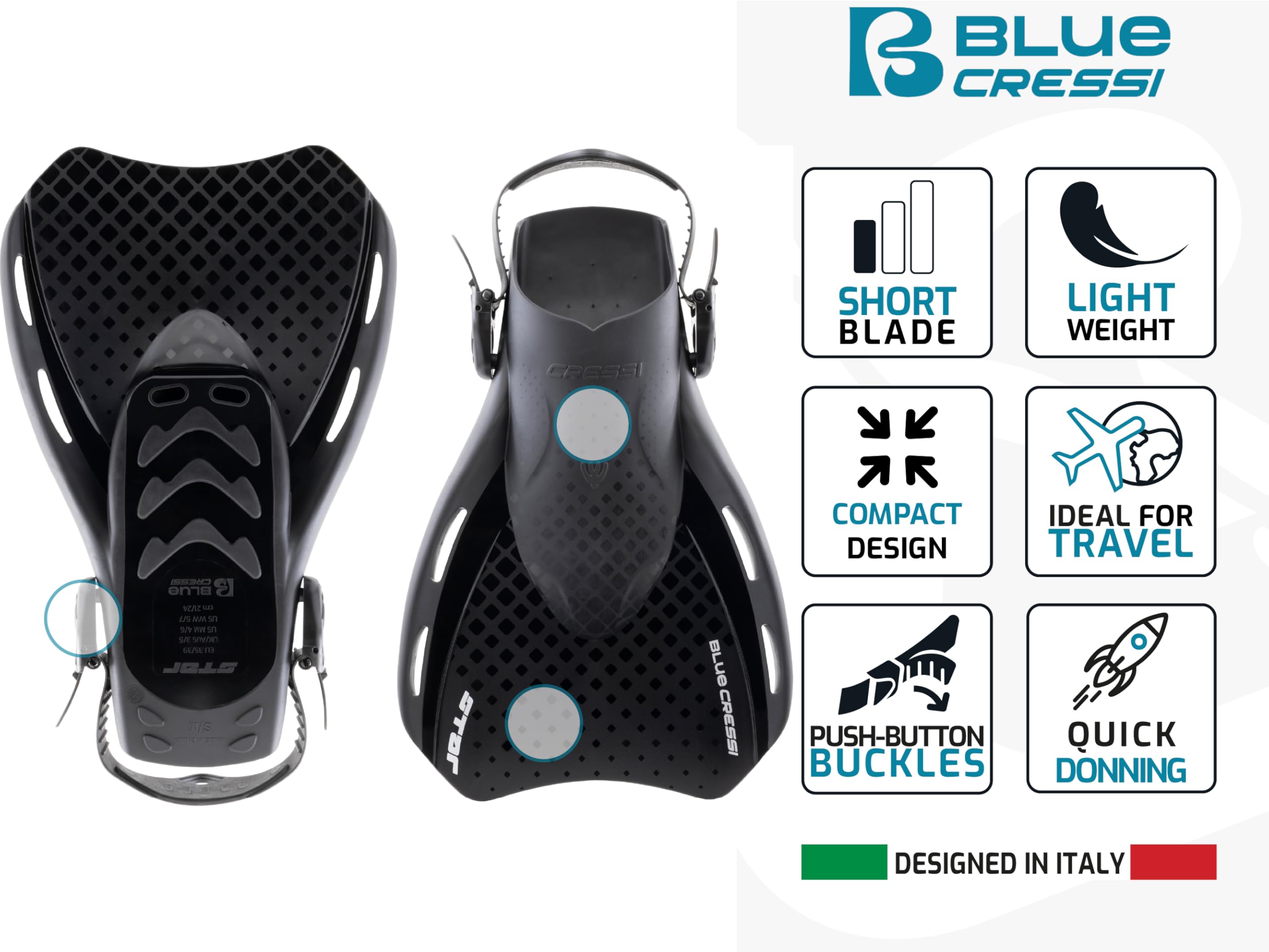 Adult Snorkel Set with Wide View Mask Dry Snorkel and Fins