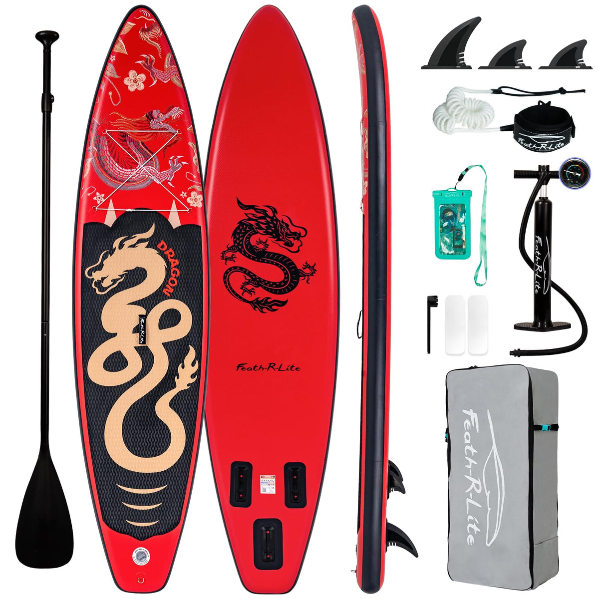 Inflatable Stand Up Paddle Board with Beginner SUP Accessories