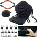 Padded Kayak Seat Cushion with Supportive Backrest