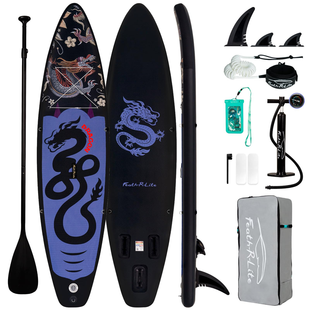 Inflatable Stand Up Paddle Board with Beginner SUP Accessories