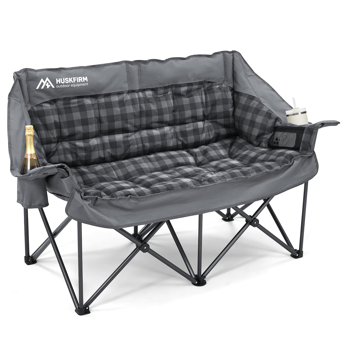Double Camping Loveseat Chair for Two Adults Heavy Duty