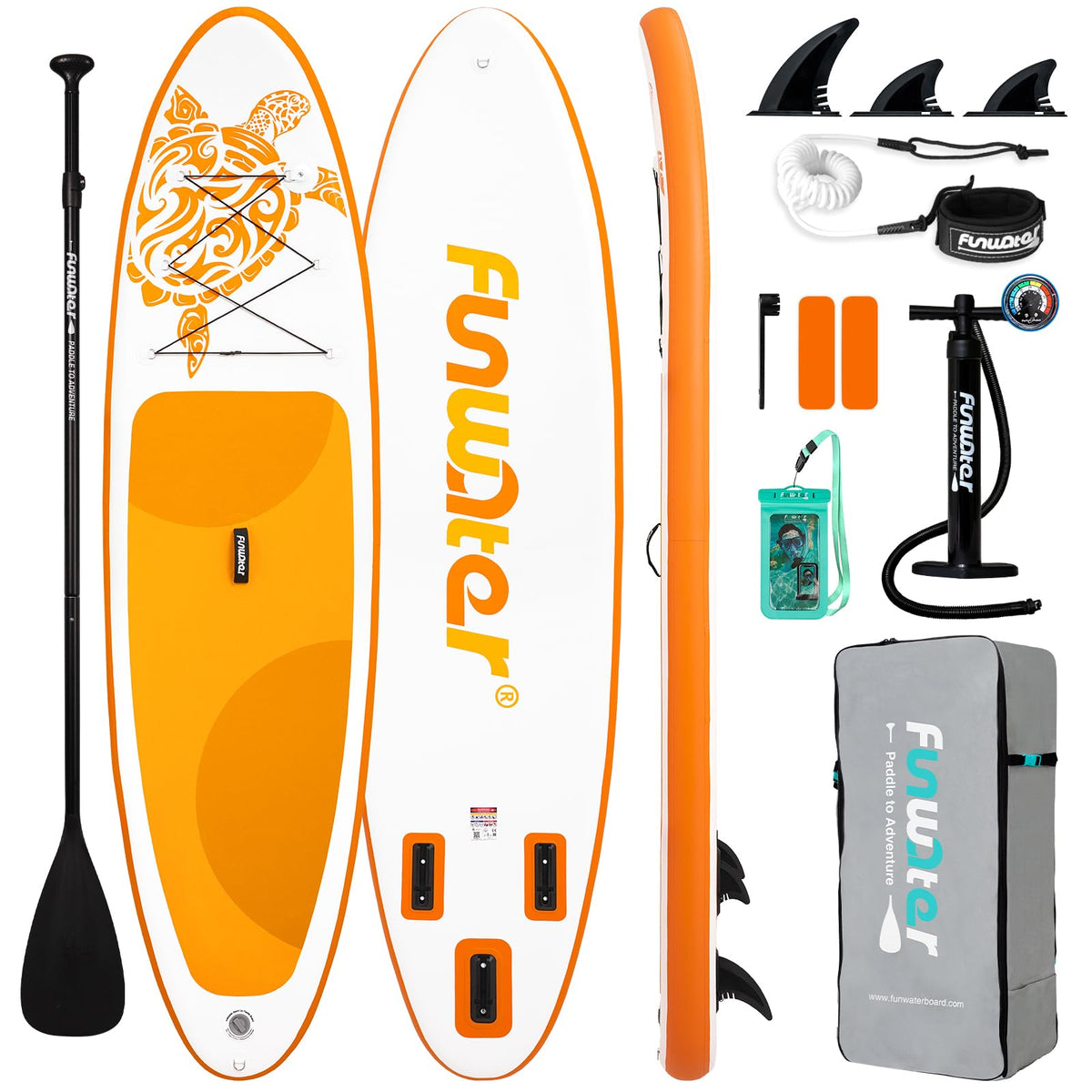 Inflatable Stand Up Paddle Board with Beginner SUP Accessories