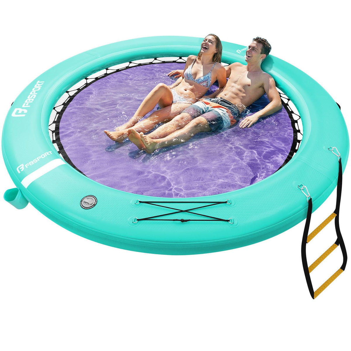 Inflatable Floating Water Hammock and Lake Dock Platform