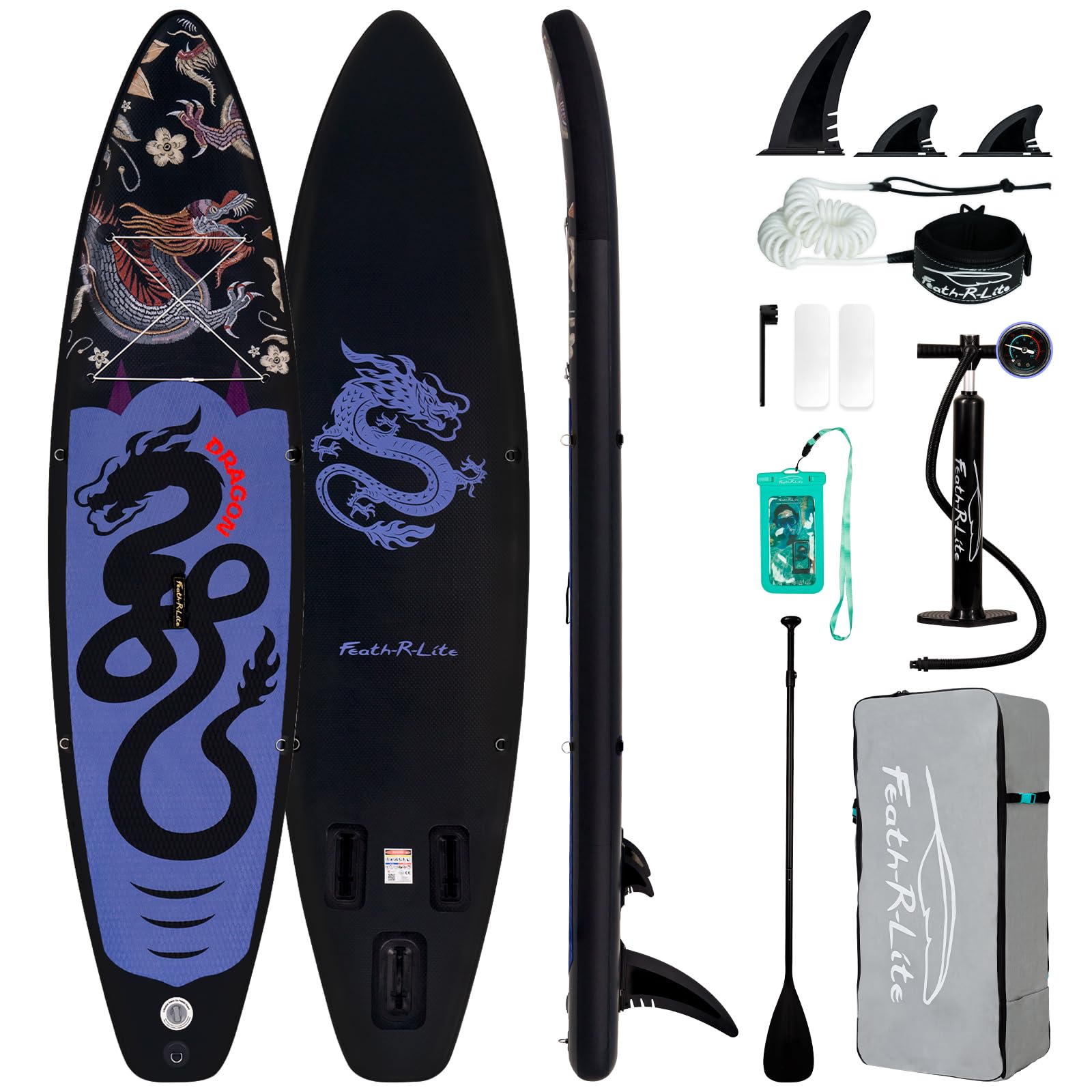 Inflatable Stand Up Paddle Board with Beginner Accessories