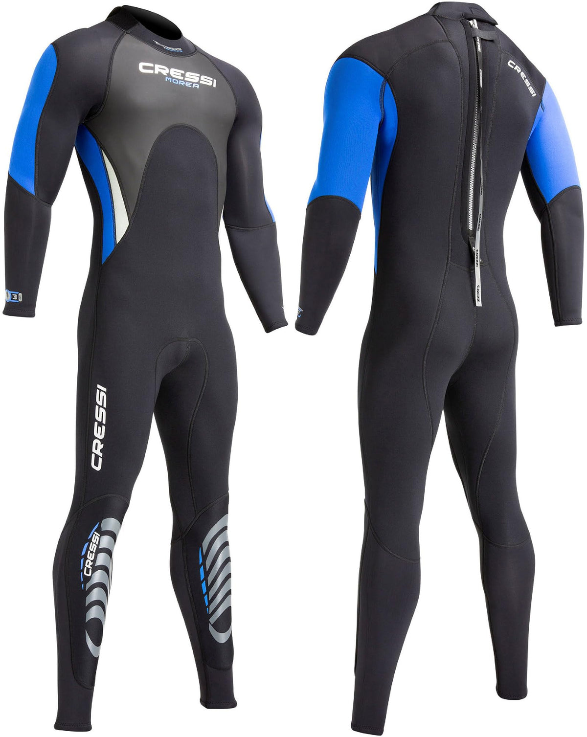 Mens 3mm Thermal Neoprene Wetsuit for Scuba Diving