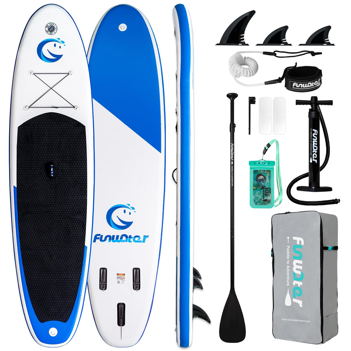 Inflatable Stand Up Paddle Board with Beginner SUP Accessories