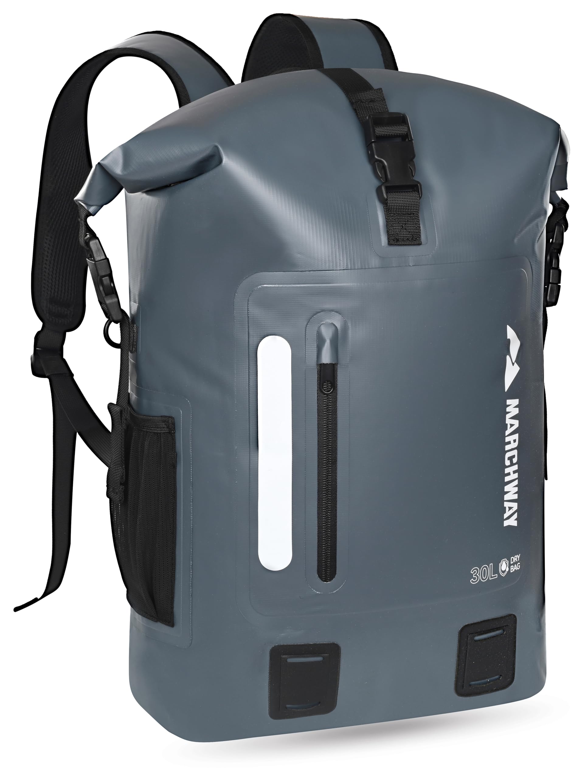 Waterproof Roll Top Floating Backpack with Cushioned Back