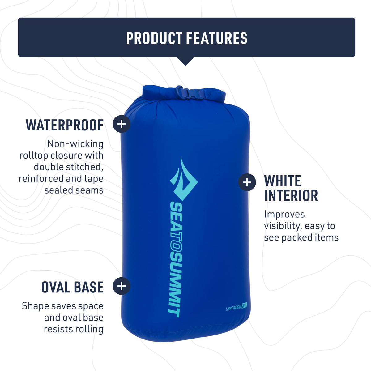 Lightweight Waterproof Dry Bag Three Piece Set