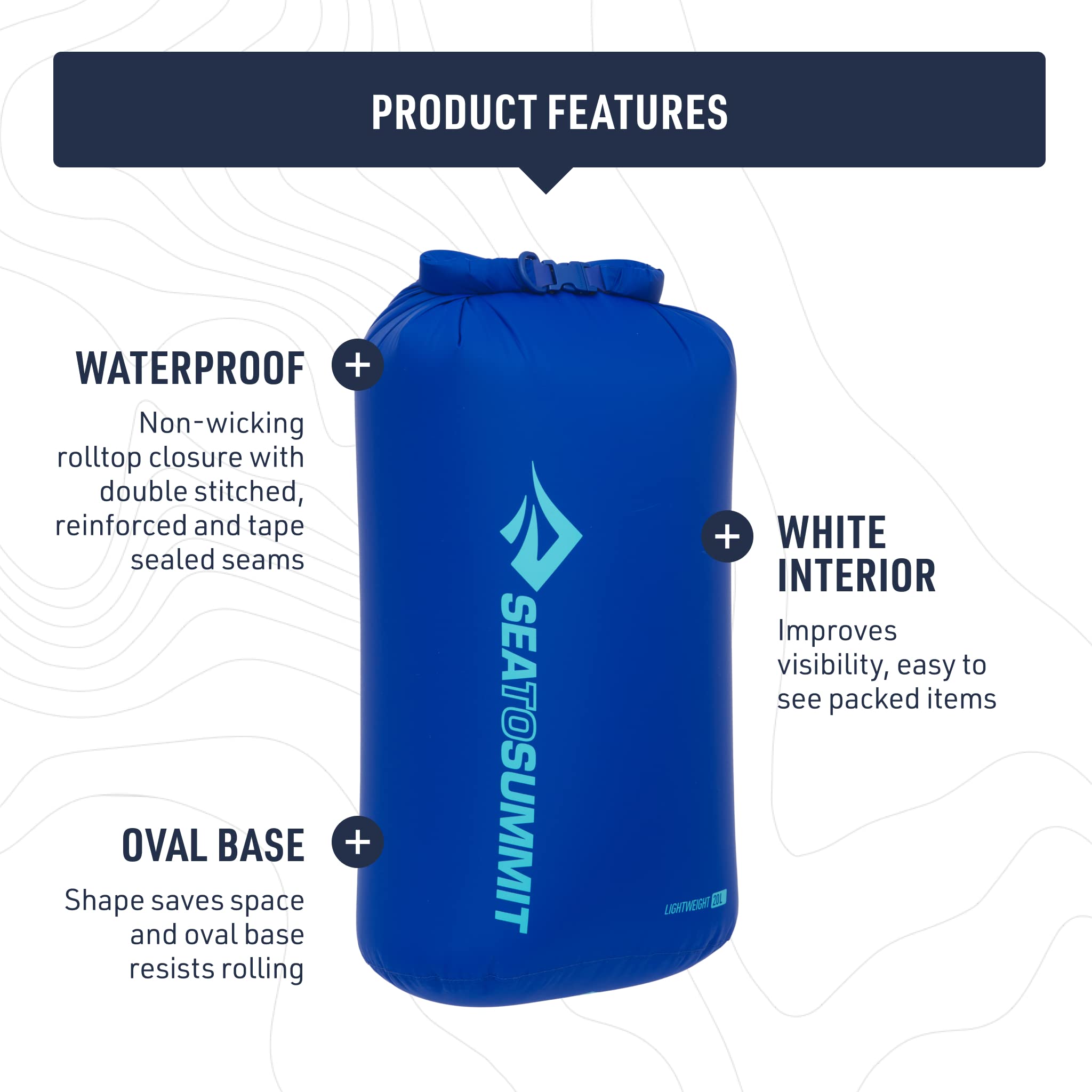 Lightweight Waterproof Dry Bag Three Piece Set