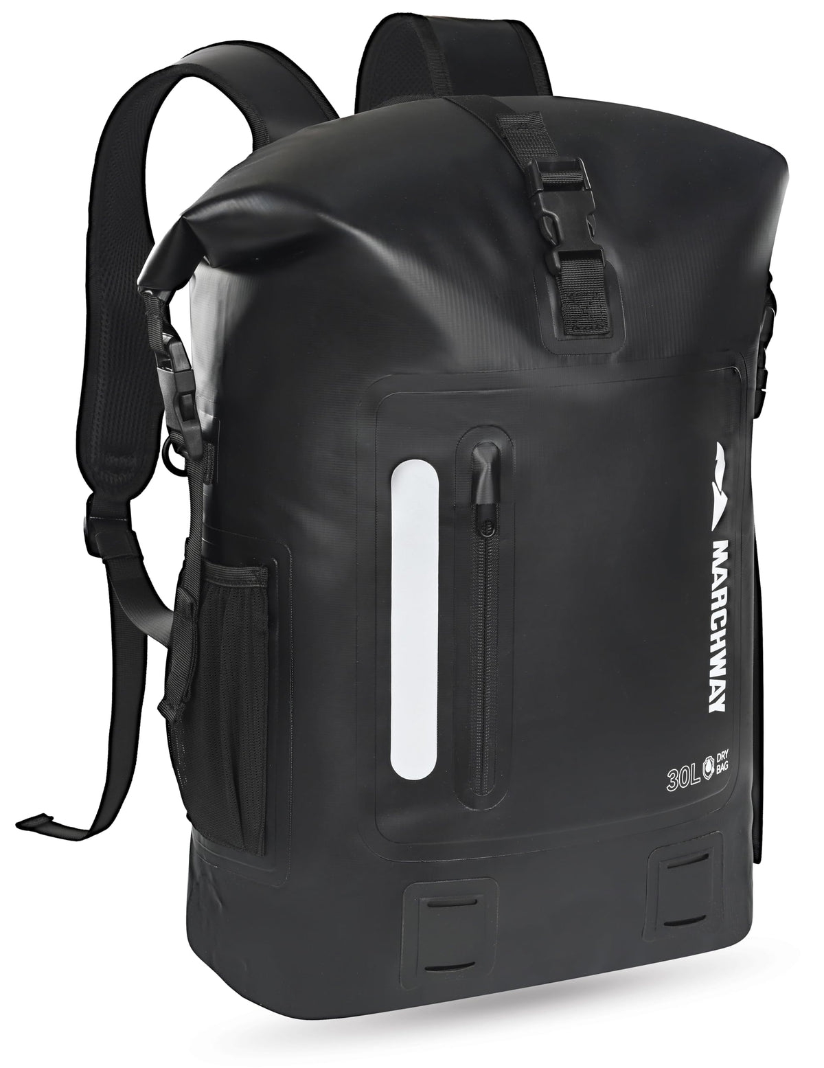Waterproof Roll Top Floating Backpack with Cushioned Back