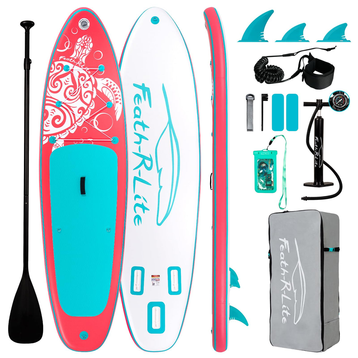 Inflatable Stand Up Paddle Board with Beginner Accessories