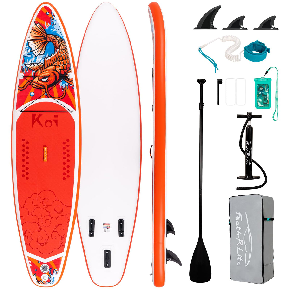 Inflatable Stand Up Paddle Board with Beginner Accessories