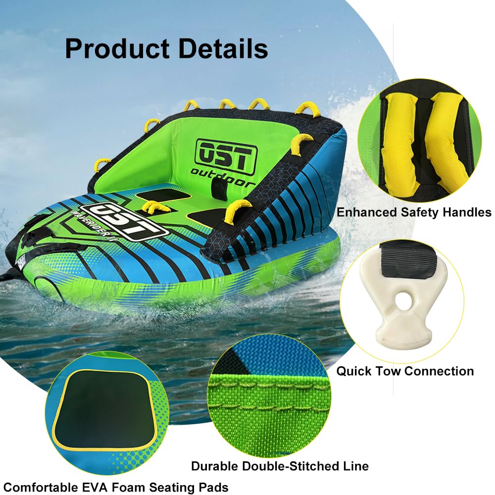 2 to 4 Person Sofa Style Towable Tube for Boating